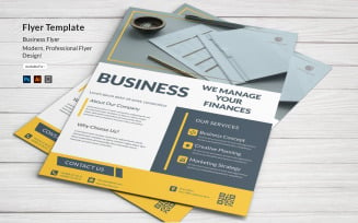 Finance Business Flyer Design Template