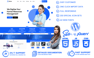 Huma - Human Resources Solutions WordPress Theme