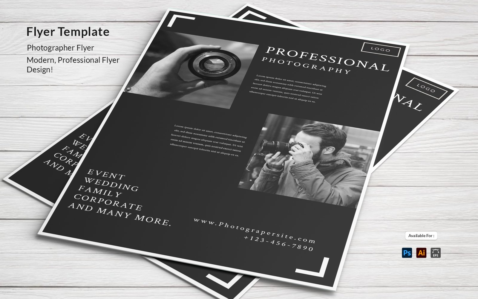 Template #309309 Photography Photography Webdesign Template - Logo template Preview