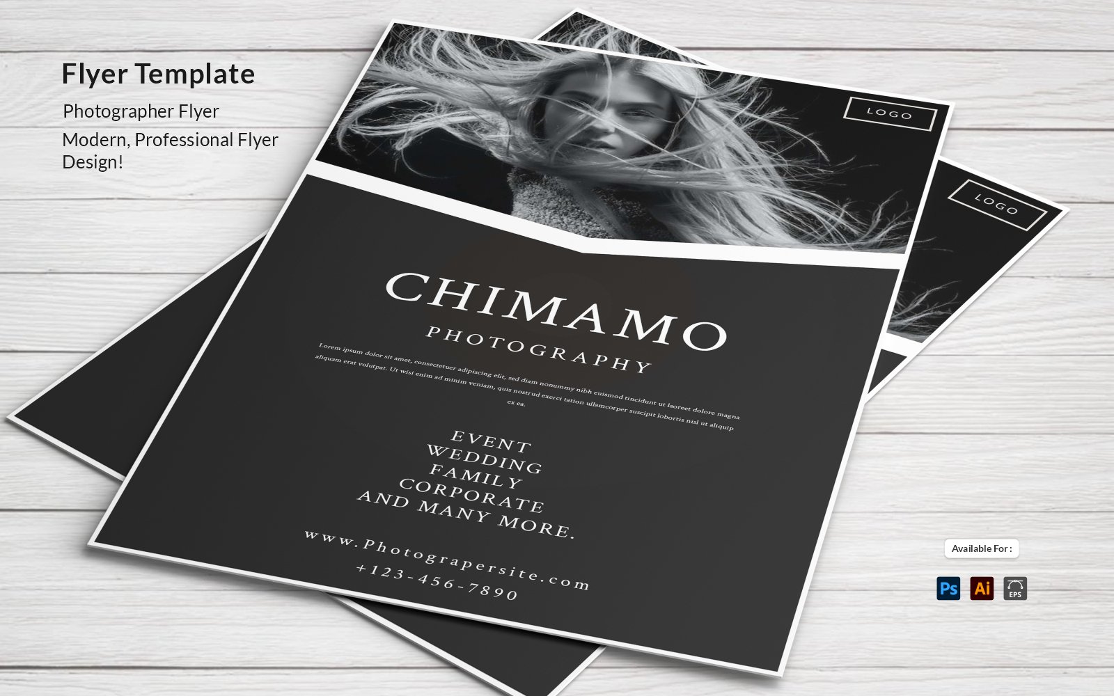 Template #309311 Photography Photography Webdesign Template - Logo template Preview