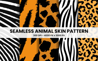 Animal pattern texture collection. Tiger print pattern. safari leopard fabric pattern