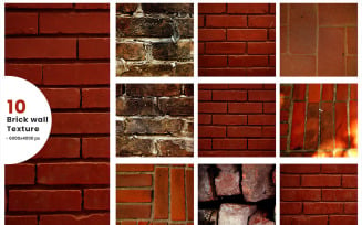 Brick Wall Textured Background