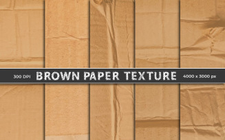 Brown paper texture background. Cardboard texture. Crumpled paperboard