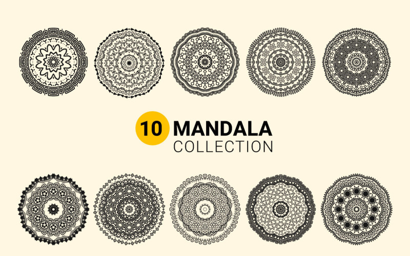 Indian Mandala Coloring Page Bundle for Kdp Interior or Adult Mandala Coloring Page Interior Illustration