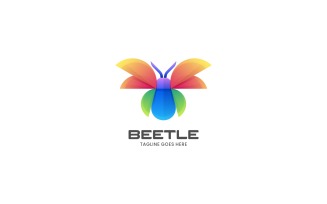 Beetle Gradient Colorful Logo Template