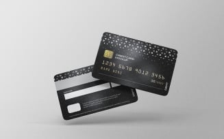 Credit Card or Debit Card Mockup PSD Template Vol 05