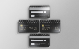 Credit Card or Debit Card Mockup PSD Template Vol 11