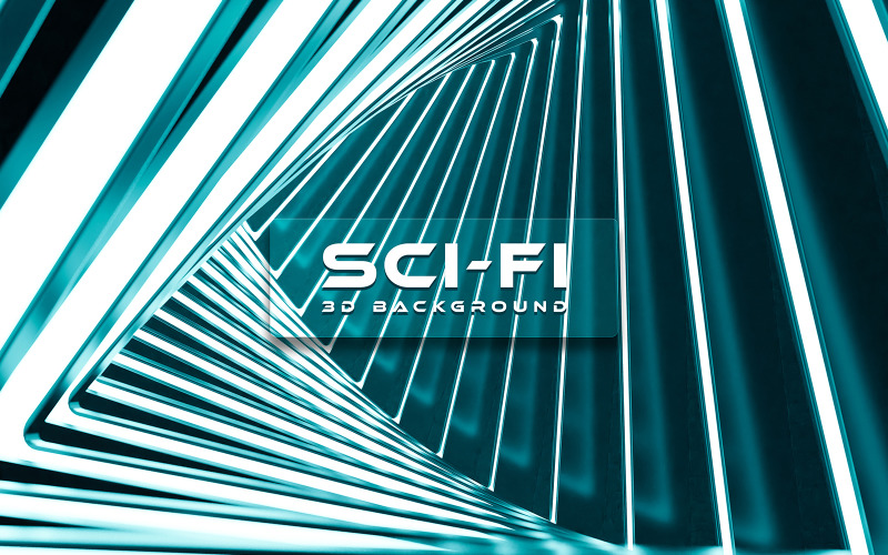 3D Sci-Fi Background Graphic 8 Corporate Identity