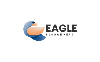 Eagle Gradient Colorful Logo Template 1