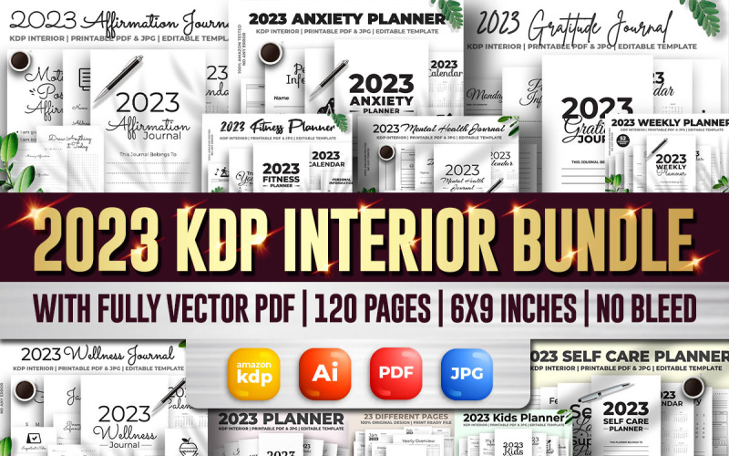 2023 KDP Interior Bundle Pack Planner