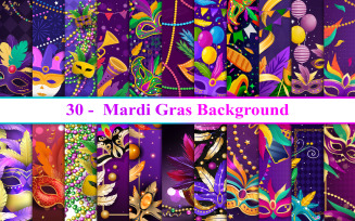 Mardi Gras Background, Carnival Background
