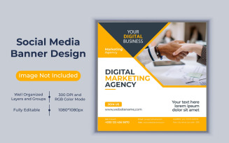 Digital Marketing Agency Banner Template Design