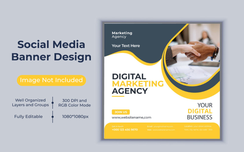 Digital Marketing Agency Business Banner Social Media