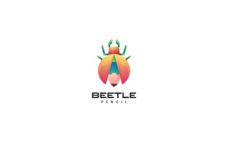 Beetle Gradient Colorful Template