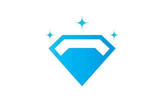 Diamond logo vector template V10