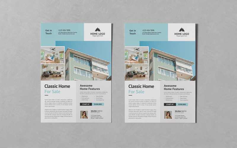 Real Estate Flyer PSD Templates Vol 056 Corporate Identity