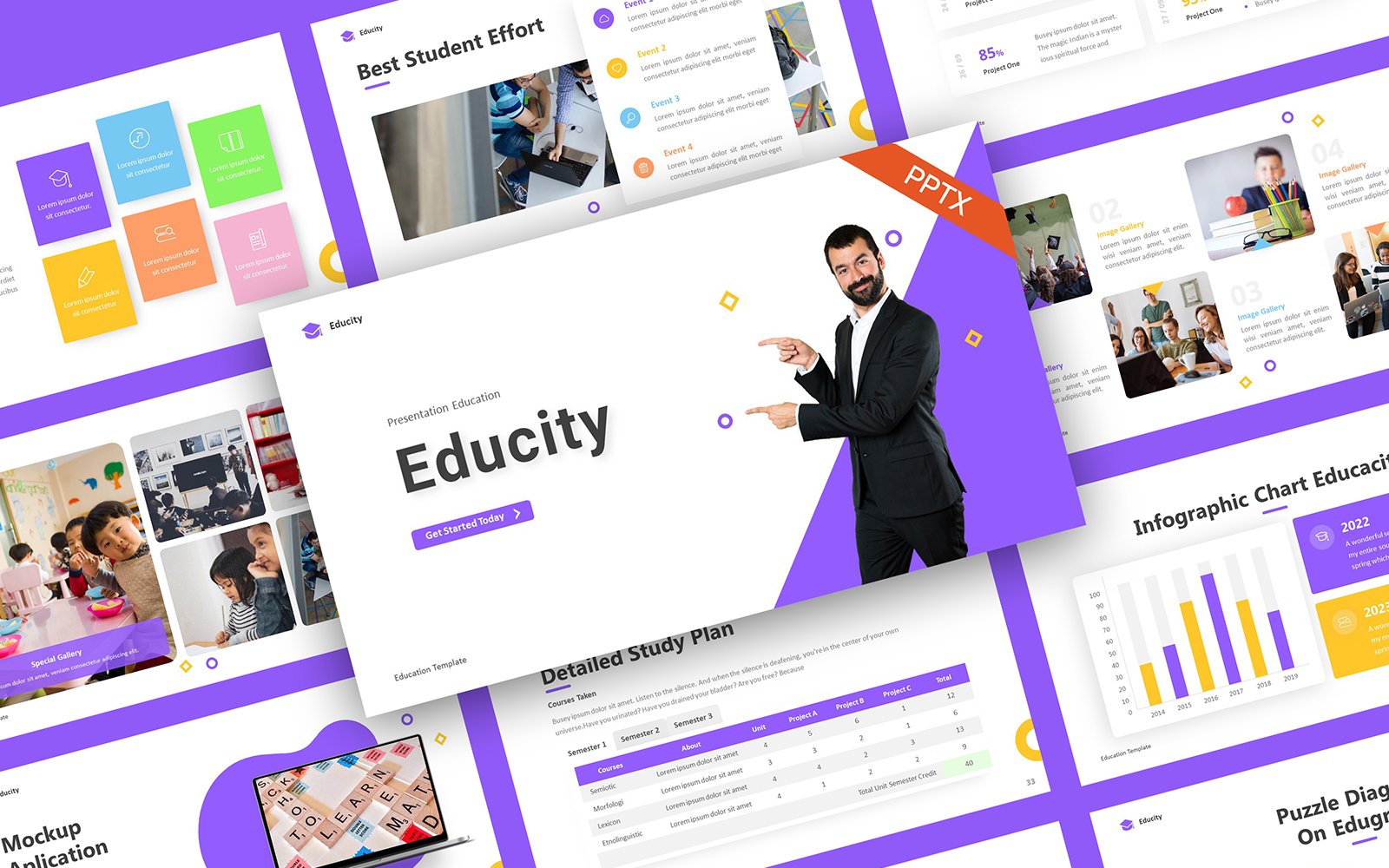 Template #309900 Course Creative Webdesign Template - Logo template Preview