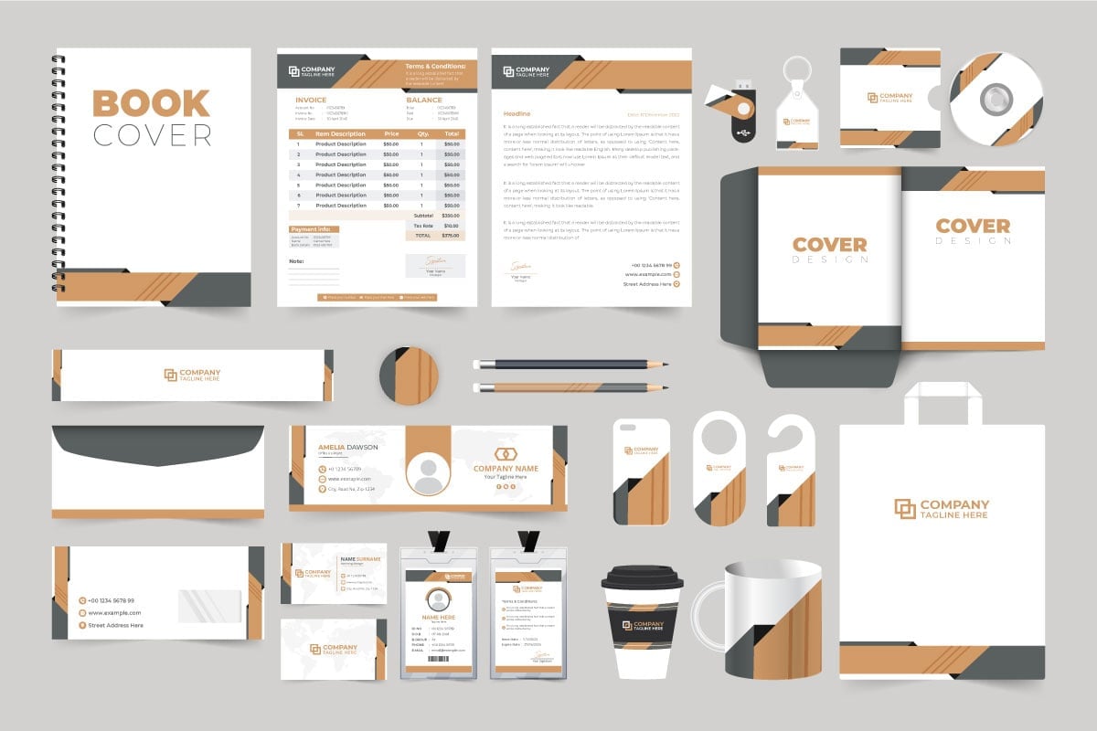 Kit Graphique #309946 Identity Brand Divers Modles Web - Logo template Preview