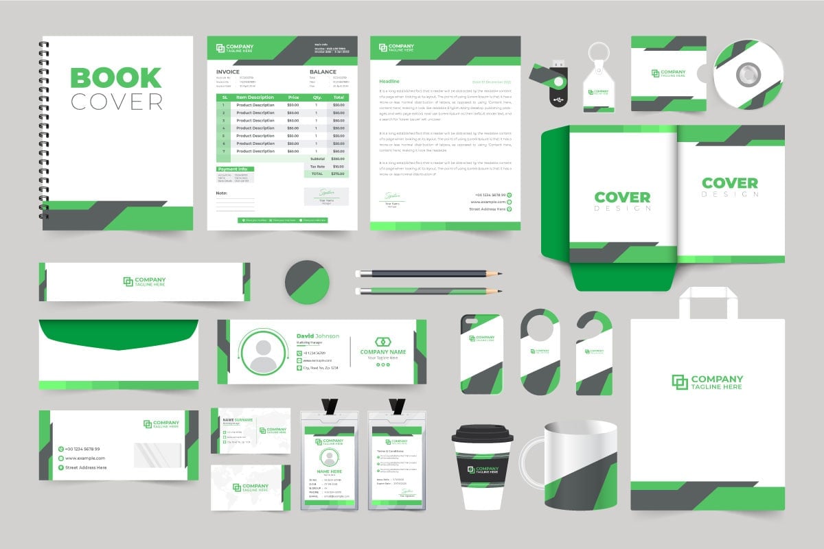 Kit Graphique #309948 Identity Brand Divers Modles Web - Logo template Preview