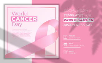 Breast Cancer Awareness Day Social Media Template