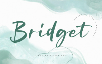 Bridget - Modern Script Font