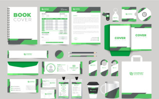 Business brand identity template vector