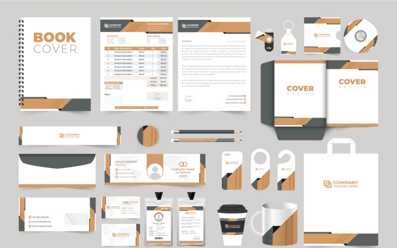 Business stationery and brand identity Corporate Identity