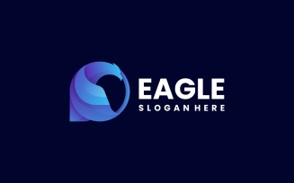 Eagle Gradien Colorful Logo Template