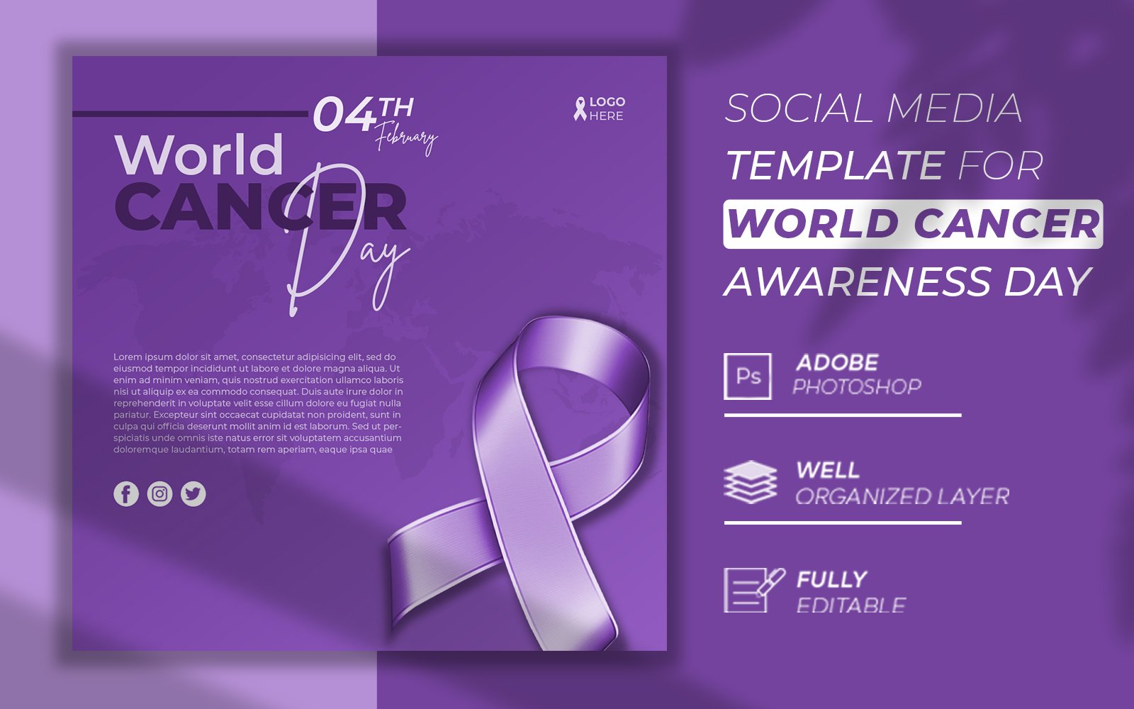 Kit Graphique #310002 Awareness Monde Web Design - Logo template Preview
