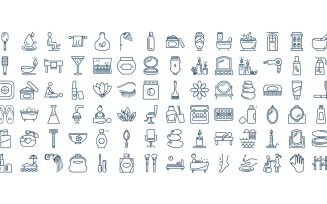 Beauty and Spa Vector icons