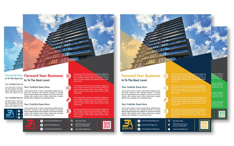 Corporate Business Flyer Template - Flyer Template Corporate Identity