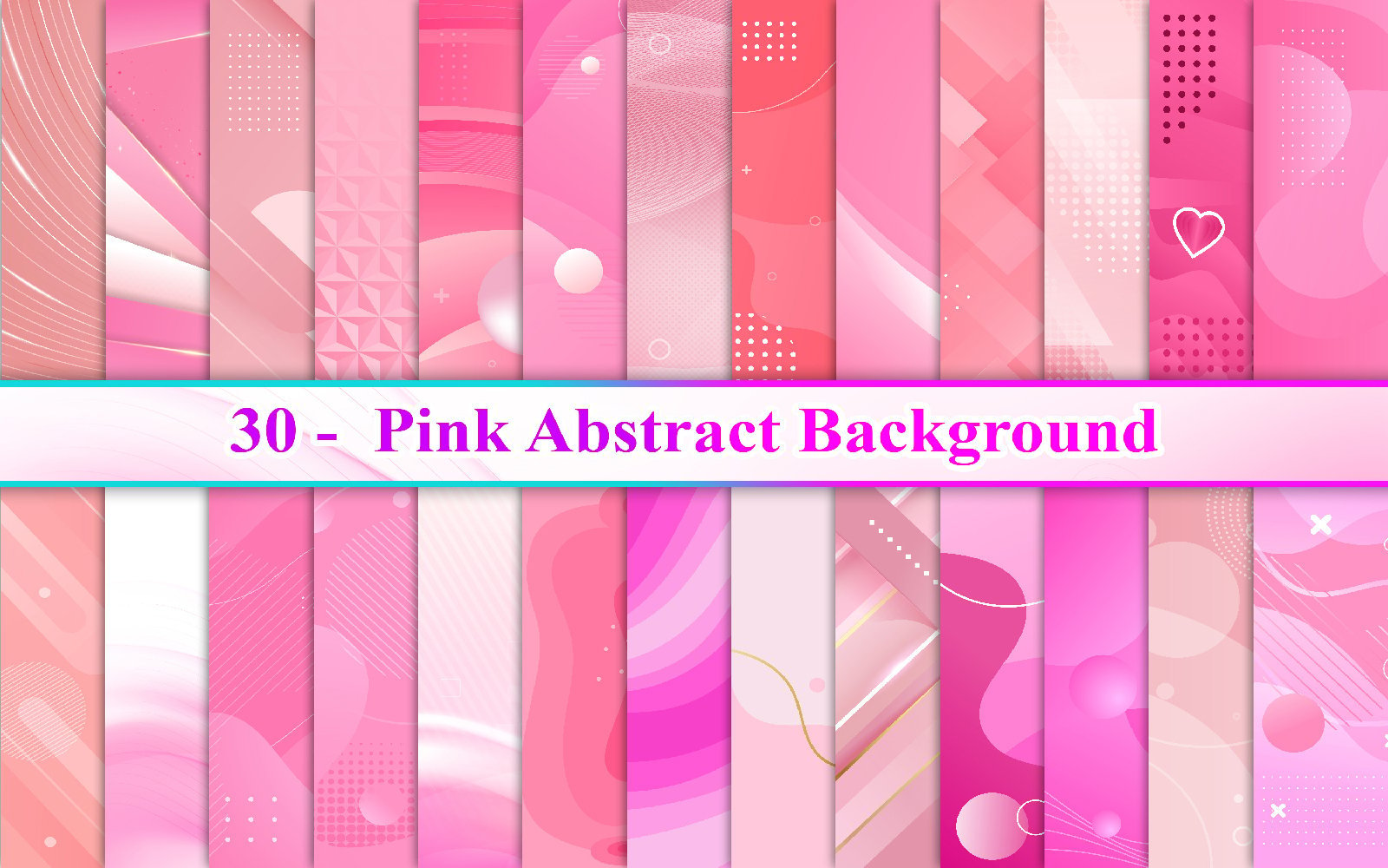 Kit Graphique #310164 Pink Abstract Divers Modles Web - Logo template Preview