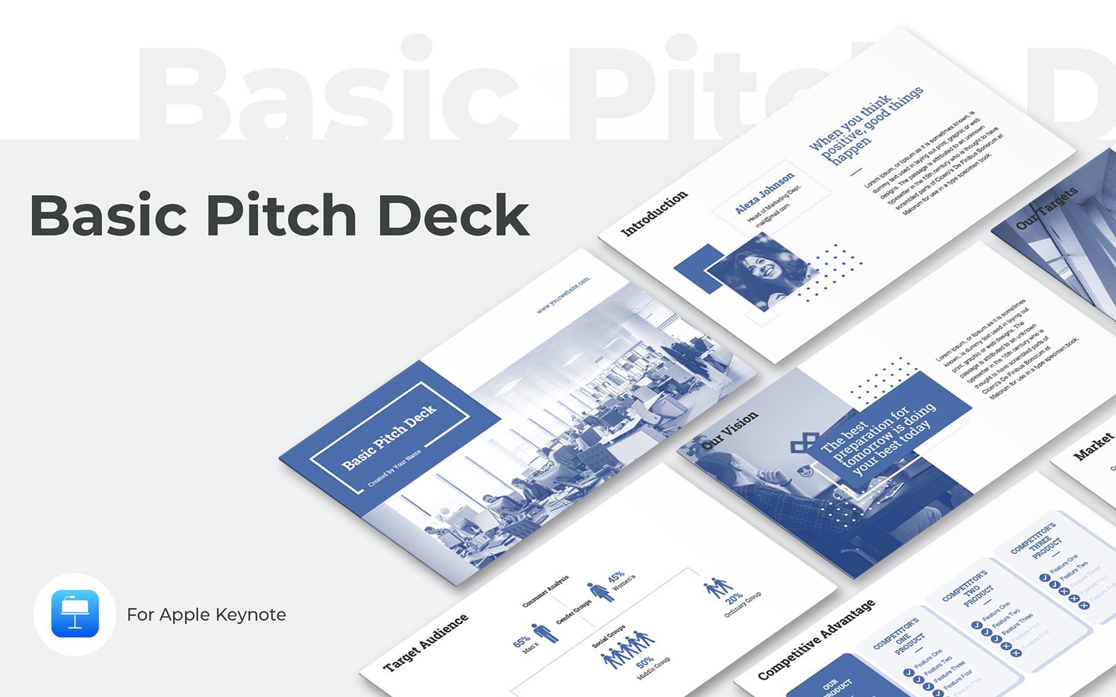 Template #310178 Deck Pitchdeck Webdesign Template - Logo template Preview
