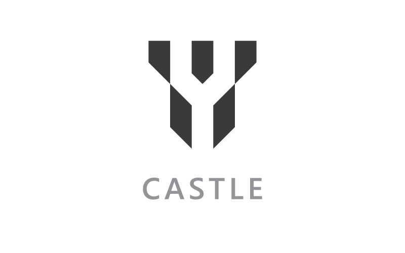 Castle vector Logo icon Template vector Design V1 Logo Template