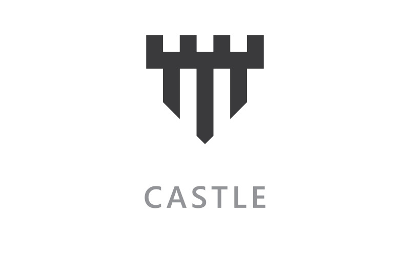 Castle vector Logo icon Template vector Design V2 Logo Template