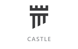 Castle vector Logo icon Template vector Design V3