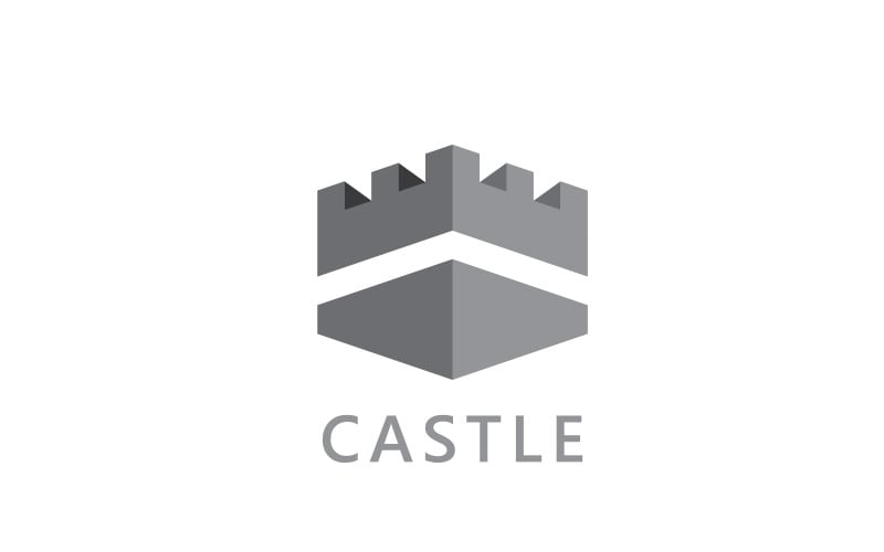 Castle vector Logo icon Template vector Design V4 Logo Template