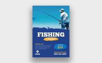 Fishing Flyer Design Template v3