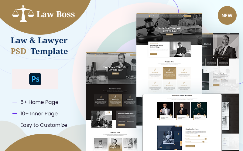 Kit Graphique #310259 Solicitor Template Web Design - Logo template Preview