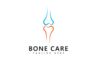 Bone logo icon vector template V3