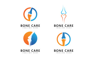 Bone logo icon vector template V5