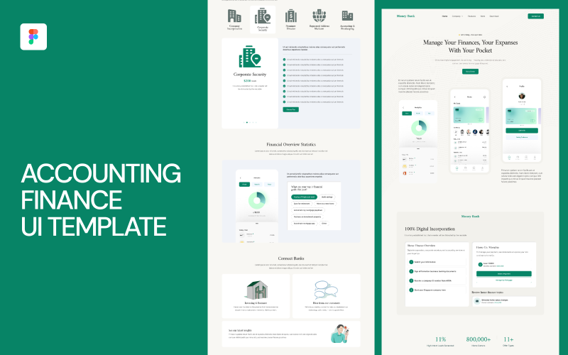 Accounting Finance UI Template UI Element