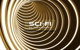 3D Sci-Fi Background Graphic 9