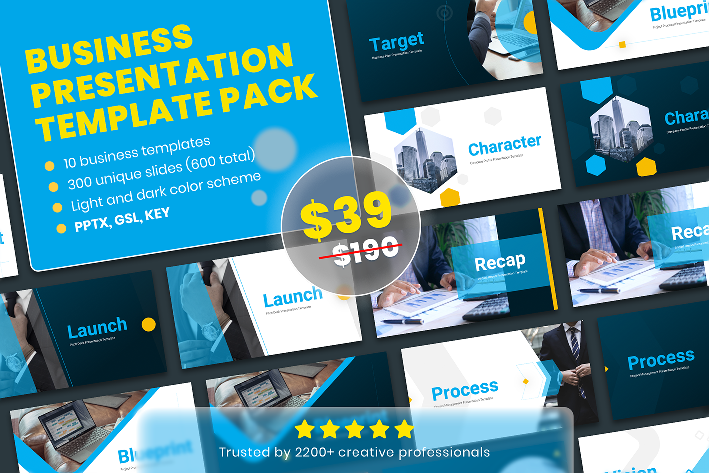 Ultimate Business Presentation PowerPoint Template Pack