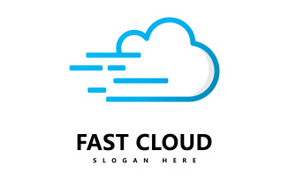 Abstract cloud logo icon vector template design V4