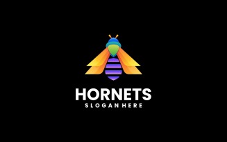Hornet Gradient Colorful Logo Template 1