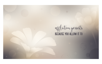 Inspirational Background 14400x8100px With Message About Releasing Affliction