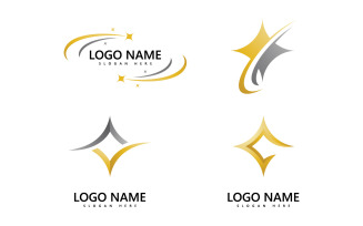 star logo icon, vector template design V5