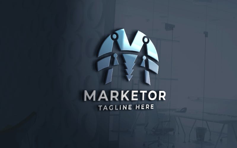 Marketor Letter M Logo Pro Template Logo Template