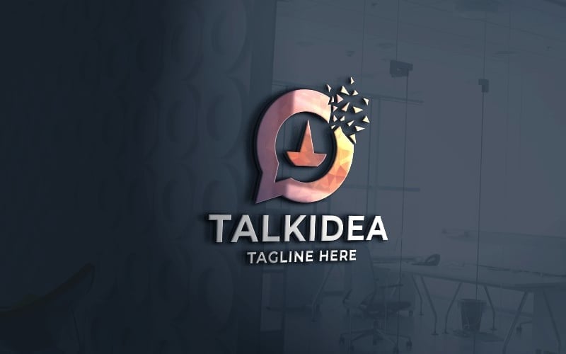 Talk Idea Logo Pro Template Logo Template